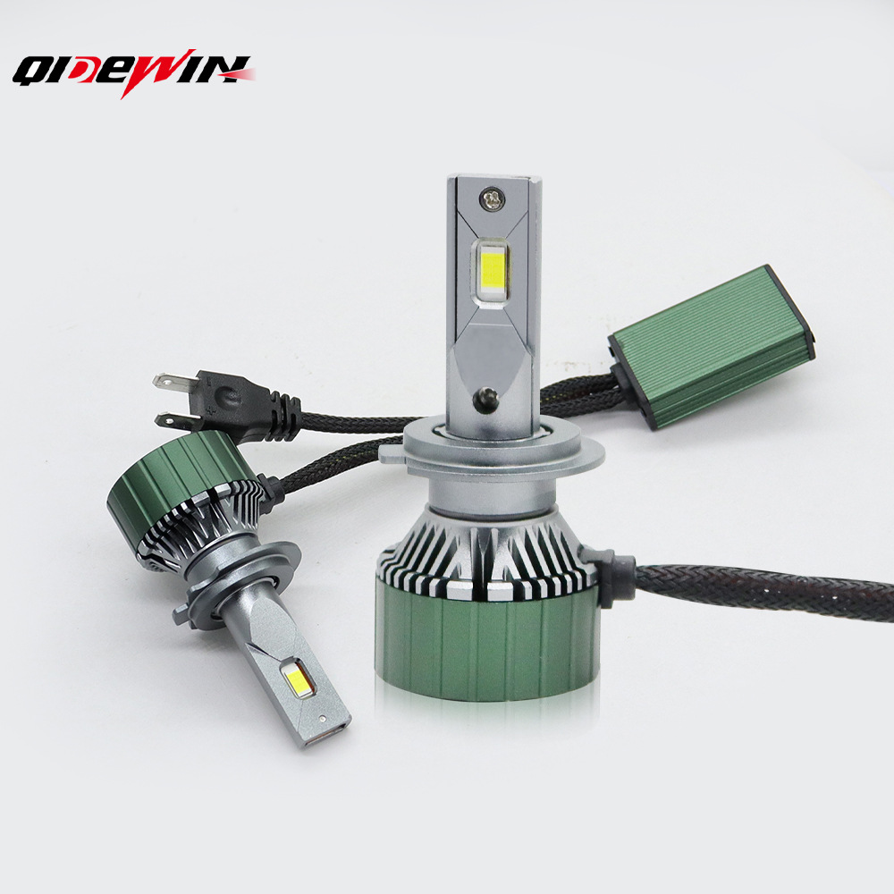 新款M9pro汽车led大灯 h4灯泡双铜管大功率9005前大灯改装车灯