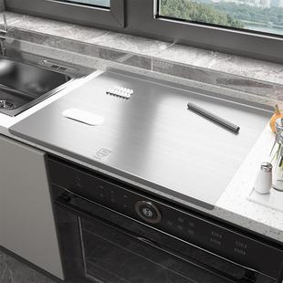 正宗国标304不锈钢和面板定制擀面板揉面垫防霉菌家用切菜板案板