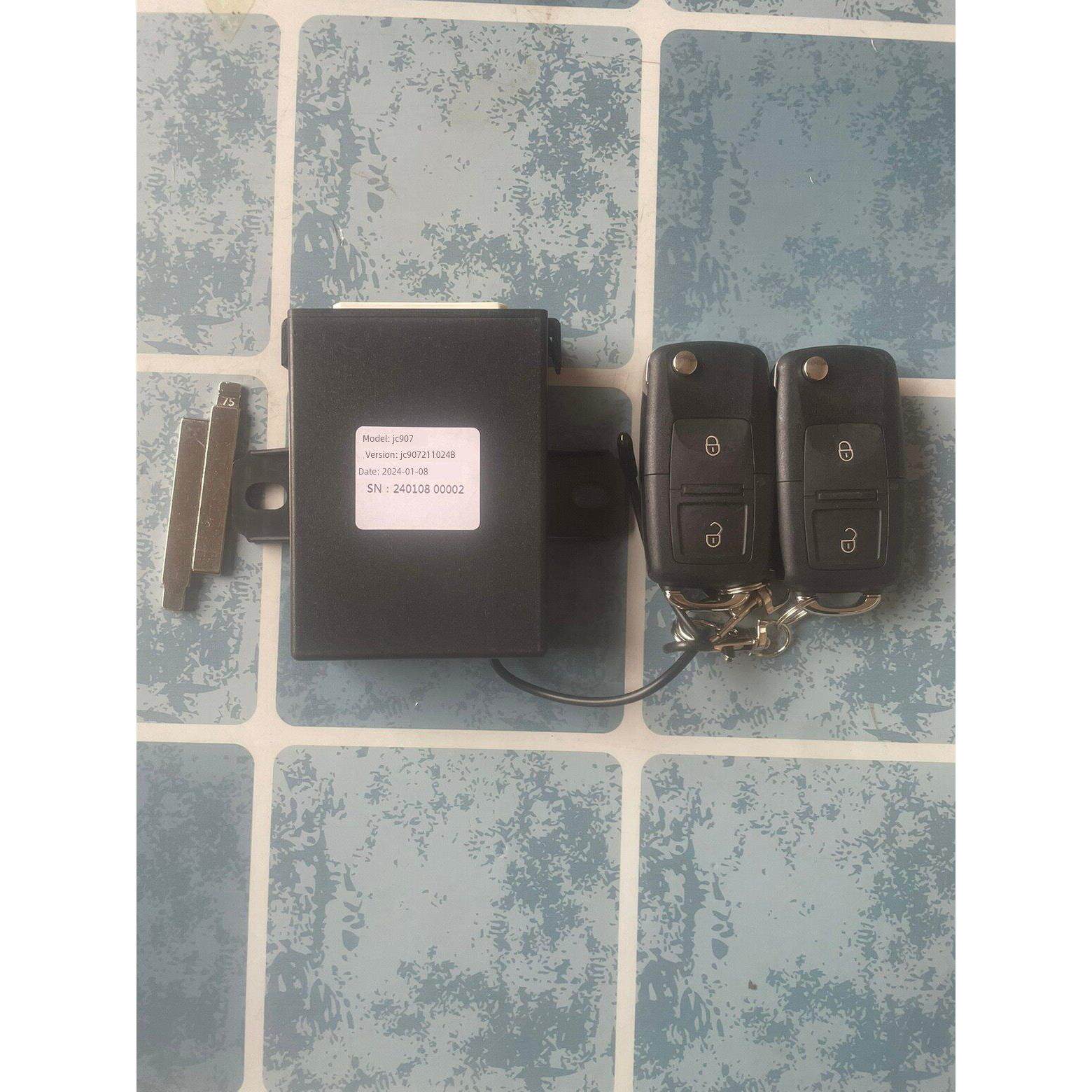 适配雷军瑞易L3V8江铃E100电动汽车遥控器钥匙中控盒控制盒中控盒