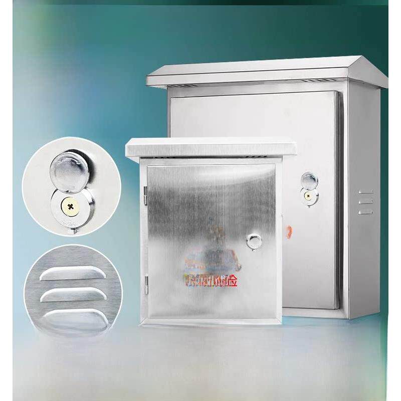 不锈钢室外配电箱家用室内仪表箱落地式控制电器箱304防雨箱电器