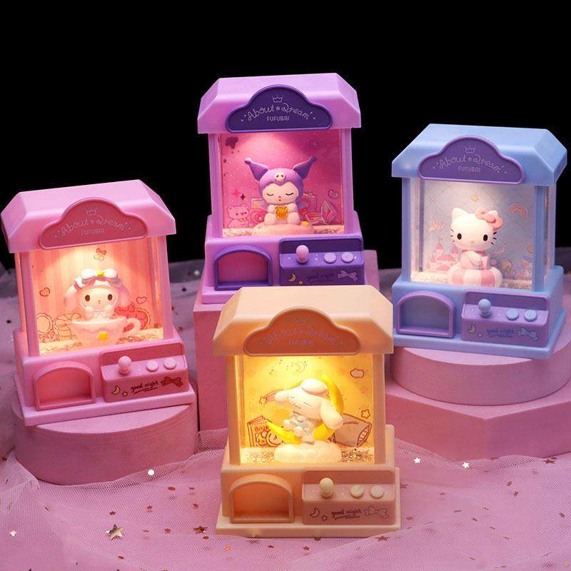 Kt猫布丁狗旋律Culomi水晶风灯夜光音乐盒女孩的心礼物装饰,家居饰品,装饰摆件,淘宝优惠券,粉丝福利购,淘宝优惠卷