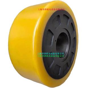 2诺力升高堆垛叉车R20载重轮前承重轮 PU聚氨酯包胶轮胎轱辘子