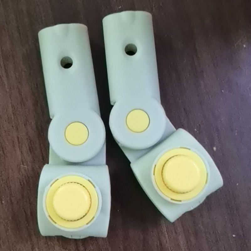 婴儿床护栏围栏配件床头加固杆缝隙棉钢管按钮免打孔固定贴童锁