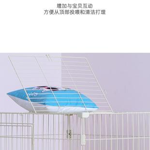狗笼子小型犬带厕所中型泰迪比熊宠物室内柯基狗窝猫笼家专用冬天