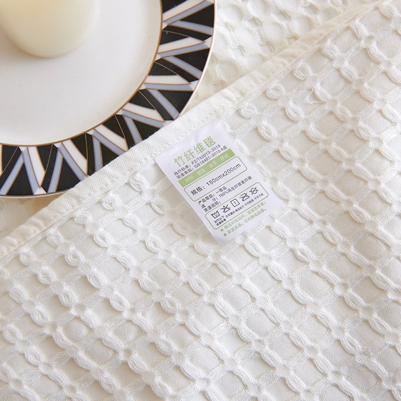 冰丝竹纤维冷感凉感毛巾盖毯纱布薄款毯子床上用夏凉被子夏季午睡