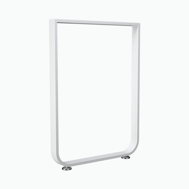 定做铁艺单边脚吧台支撑脚书桌支架台架桌架脚架橱柜脚金属腿铁架