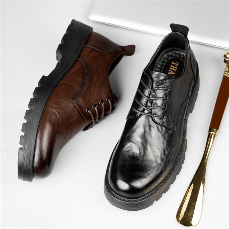 【头层牛皮】真皮商务男鞋轻质鞋底增高鞋子男时尚质感皮鞋正装