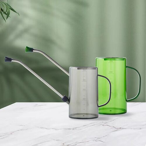 加厚不锈钢长嘴浇水壶家用洒水壶园林盆栽大容量 1.5 升 1 升