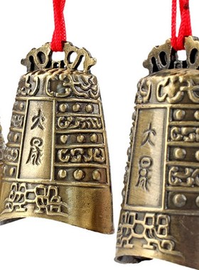 中式合金演奏乐器仿古双层编钟模型摆件工艺品婚庆影视道具