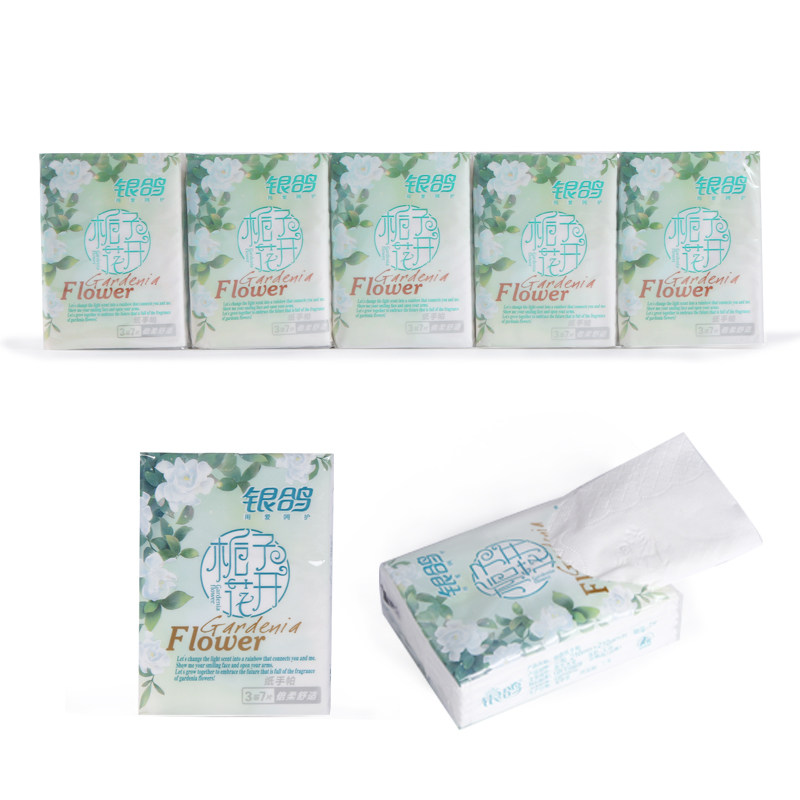 银鸽栀子花开手帕纸小包纸巾便携式3层共享餐巾纸48条480包整箱批,洗护清洁剂/卫生巾/纸/香薰,手帕纸,淘宝优惠券,粉丝福利购,淘宝优惠卷