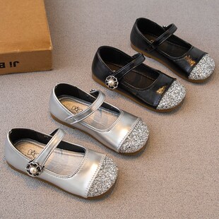 女童皮鞋洋气公主鞋配礼服2024春秋新款儿童鞋子软底宝宝鞋小女孩