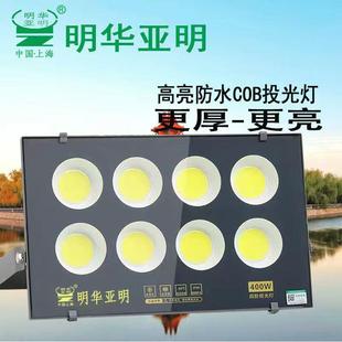 亞明led投光燈戶外防水照明燈超亮暖黃光園林照樹綠化照射探路燈