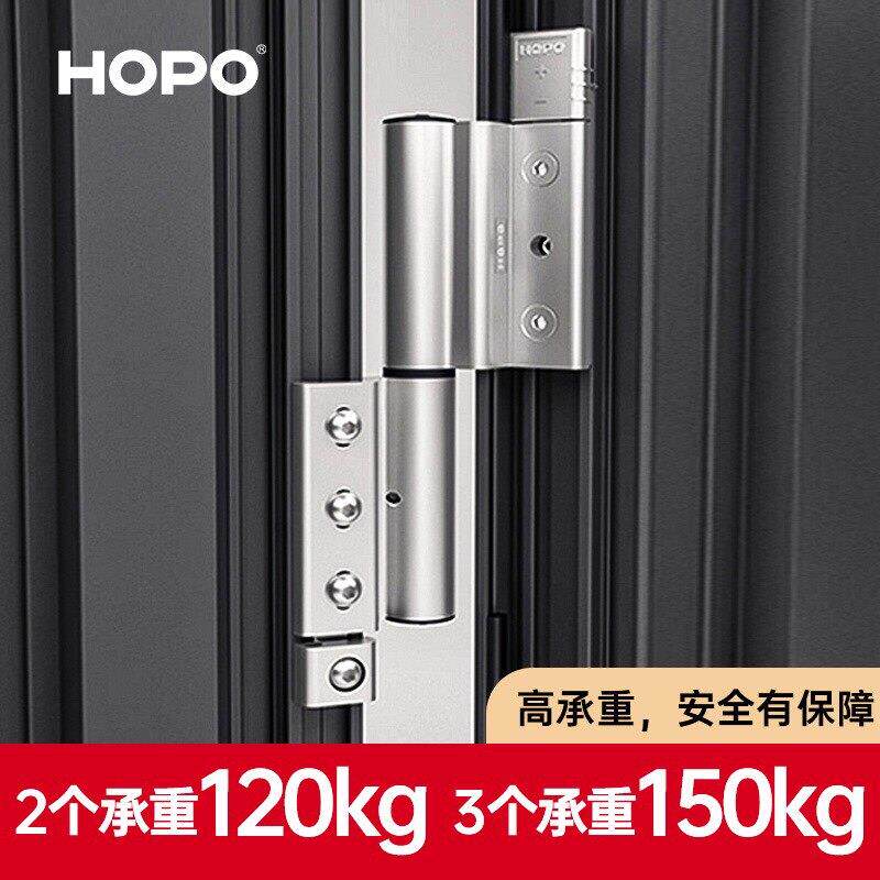 深圳好博HOPO铝合金柱式合页平开门合页卡接式安装ABH53窗扇齐平