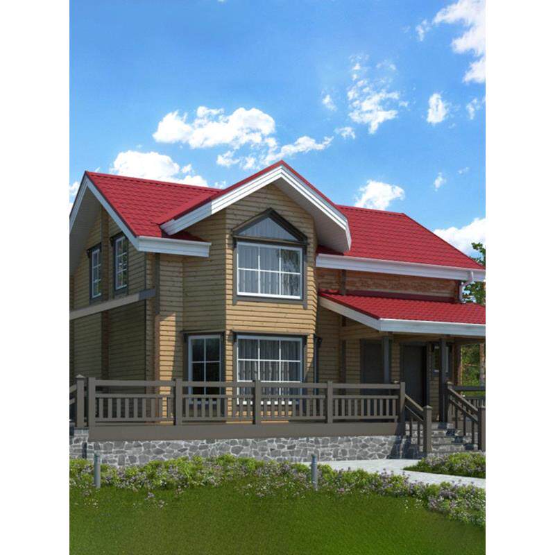 定制防腐木民宿景区两层木屋别墅实木组装房公园农家乐山庄木房子