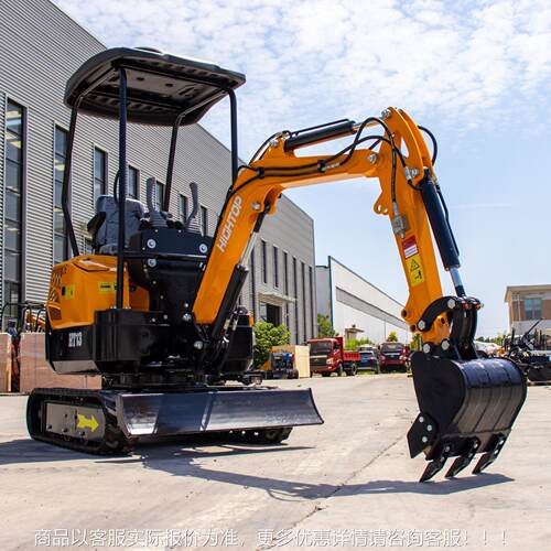 土政程专用填沟挖沟机 农用果HT15小型园工多功能挖机 小市型履带