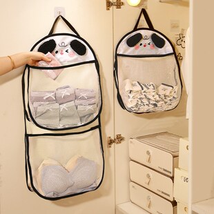 宿舍柜子内衣挂袋学生q贴身衣物上铺分层收纳神器衣柜侧面挂式网