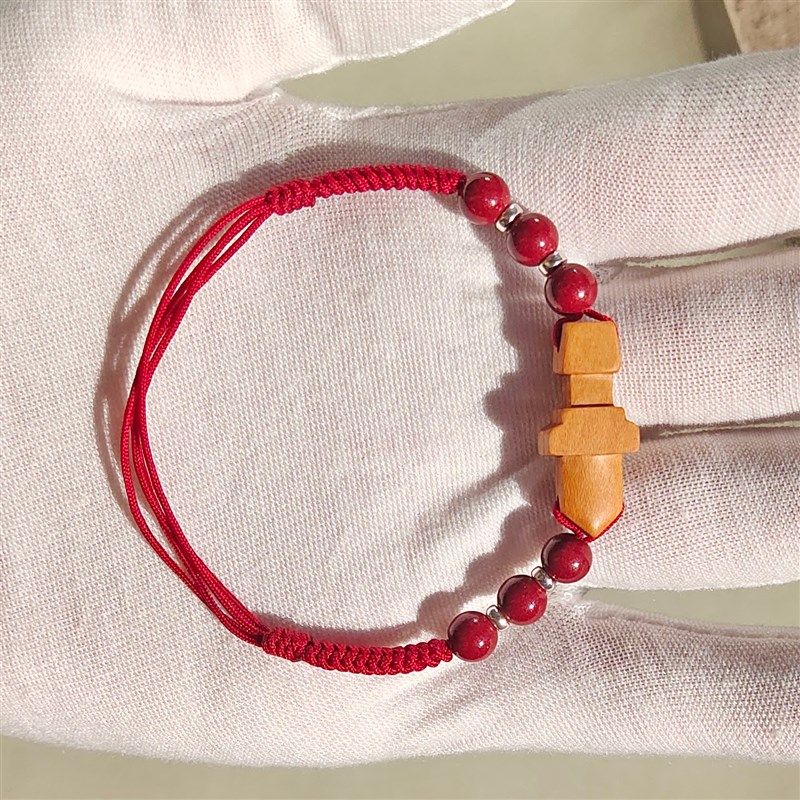 纯手工高端桃木剑手链成人婴儿童脚链随身小挂件枕头底下小孩带的,家居饰品,木雕,淘宝优惠券,粉丝福利购,淘宝优惠卷