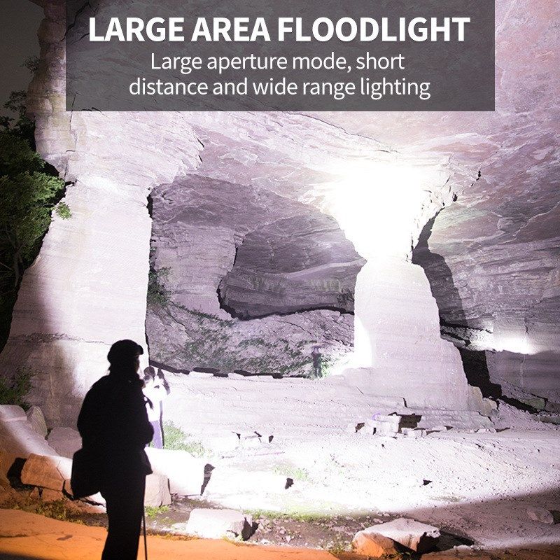 强光头灯LED夜钓远射充电户外露营矿灯锂电池探照头戴式电筒