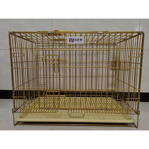正品泊艺特纳米笼子烤漆笼土豪金狗笼绿色宠物笼兔笼鸡笼加粗防锈