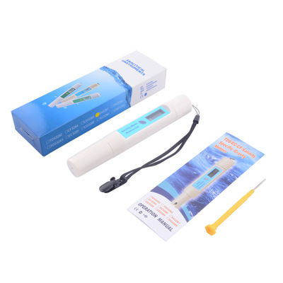 数显式防水笔式盐度计厨房盐度计SA-3287TDS/EC/CF/盐度水质测试