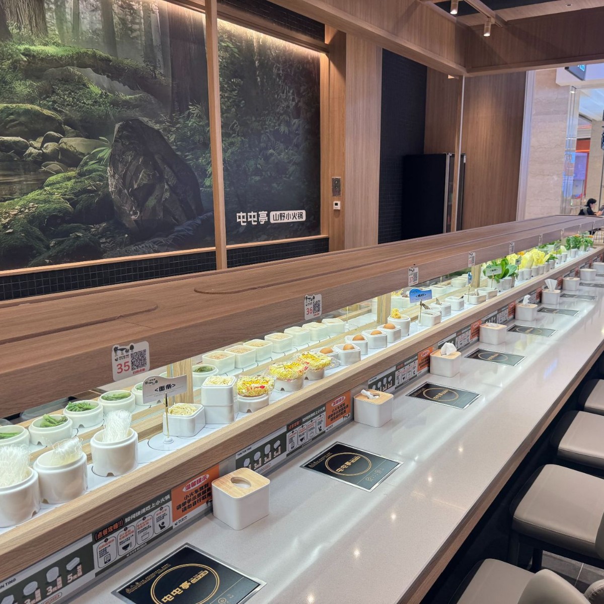 智能自助旋转小火锅全套设备排烟净化一体定制厂家发货转转小火锅