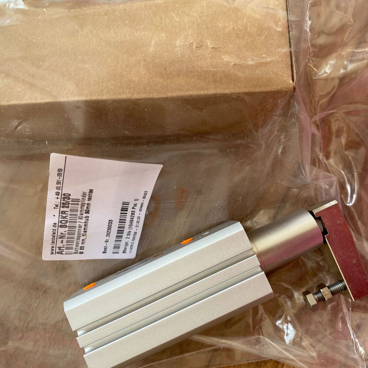 德国原装 Landefeld 旋转夹具 夹紧缸 SQKL 25/30 左旋