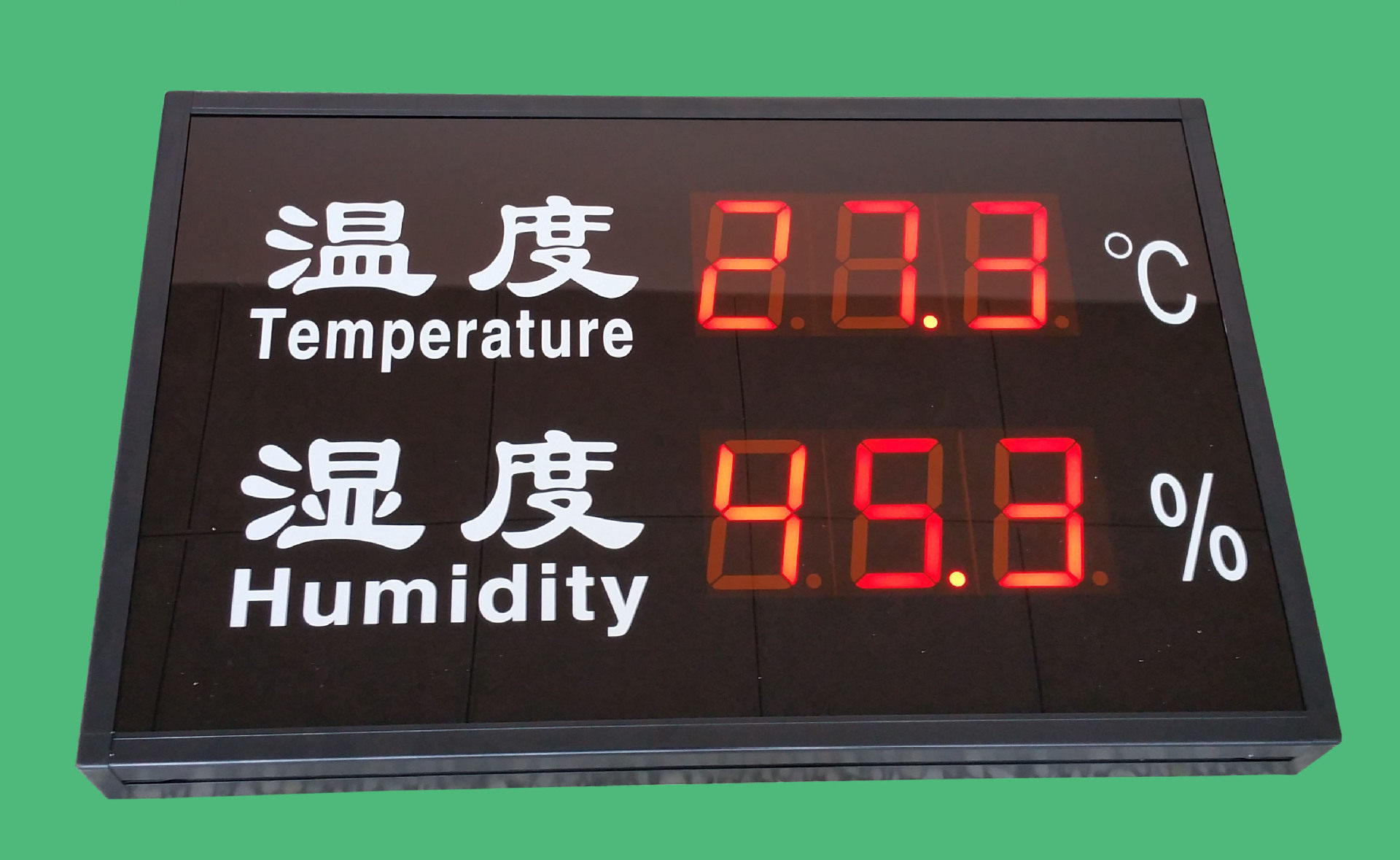 车间仓库用数显温湿度表大屏幕数显温湿仪HM-550