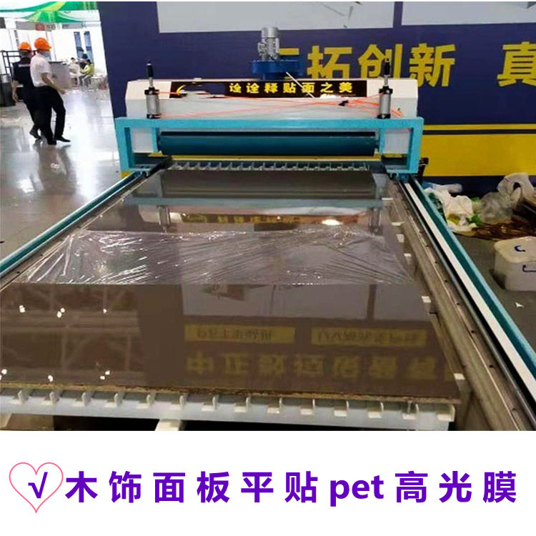 皮革墙板贴布机PET竹木纤维