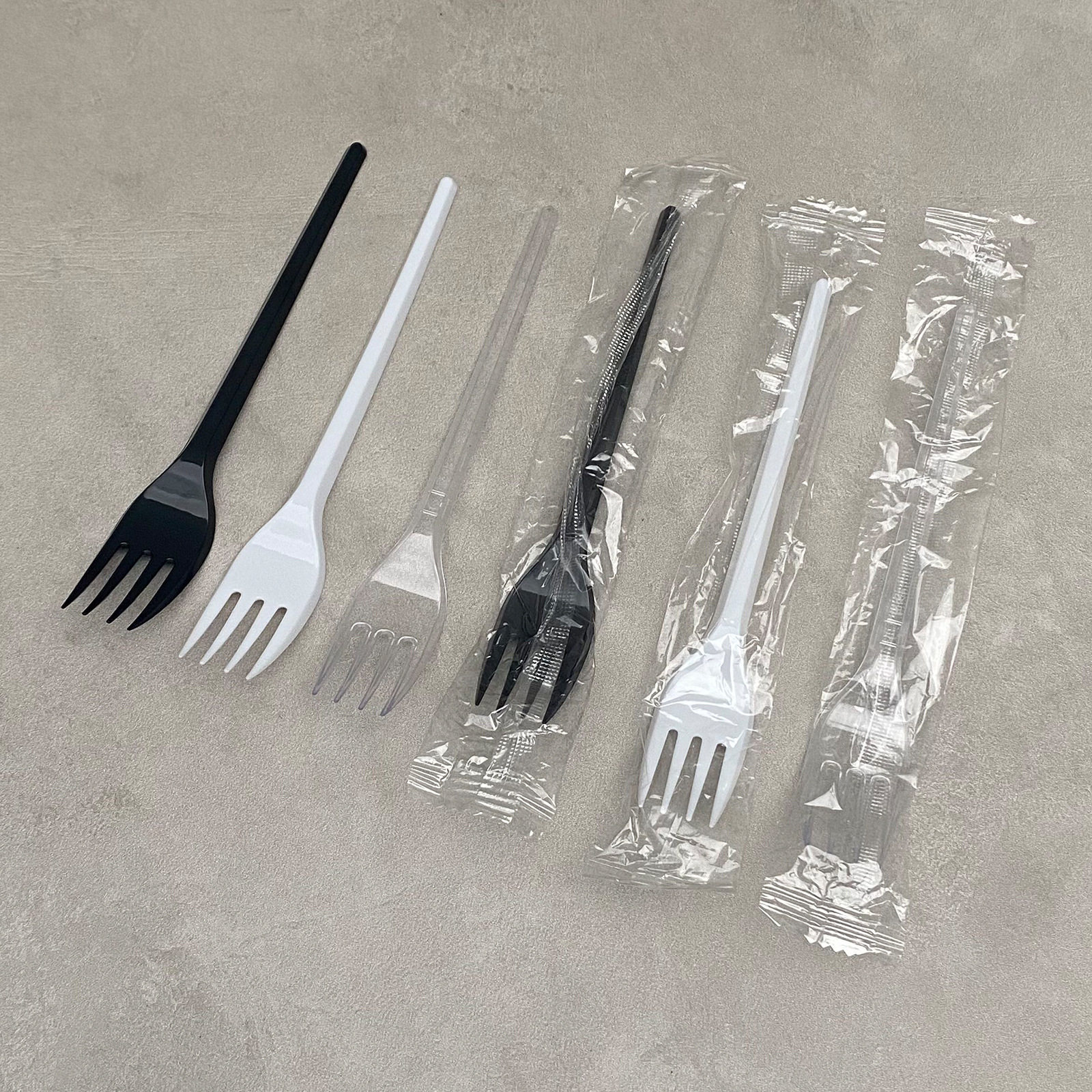 一次性塑料叉子生日蛋糕叉烘焙蛋糕叉西点叉散装水果叉餐具外卖叉
