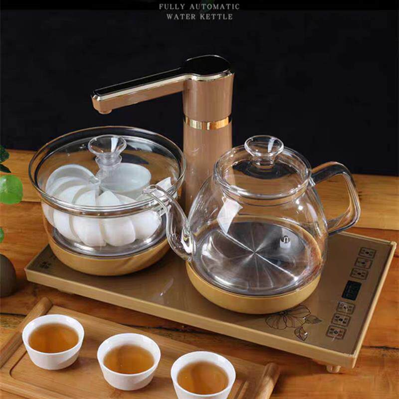 全自动上水电茶炉全智能旋转茶桌茶台嵌入两用玻璃2037养生烧水壶