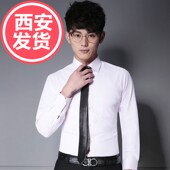 男士 免烫工作服职业装 长袖 2021夏季 短袖 白衬衫 男式 衬衣