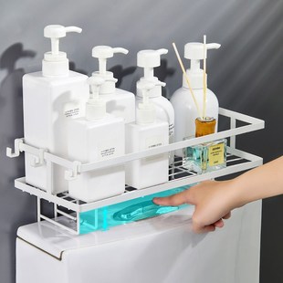 卫生间马桶置物架上方后空隙厕所免打孔上面的收纳架子夹缝壁挂