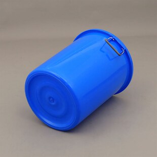 白色圆形带盖密h封100L塑料水桶加厚有盖垃圾桶家用塑胶储水桶