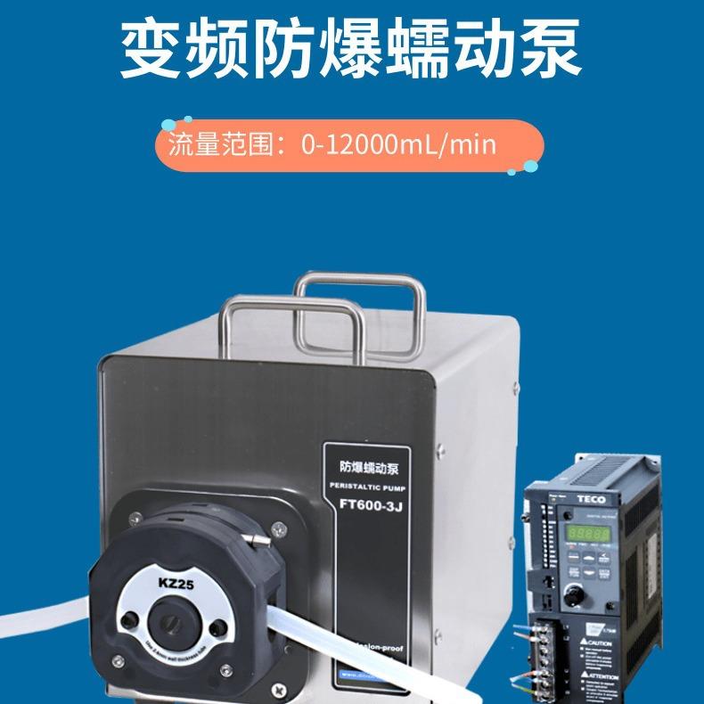 厂家防爆蠕动泵FT600-3J+KZ25流量准长寿命可选防爆变频器