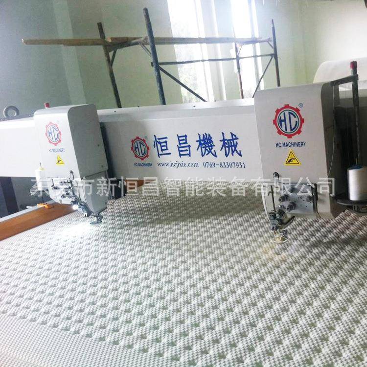 现货供应双头全自动绗缝机多花纹精密床垫涧花机