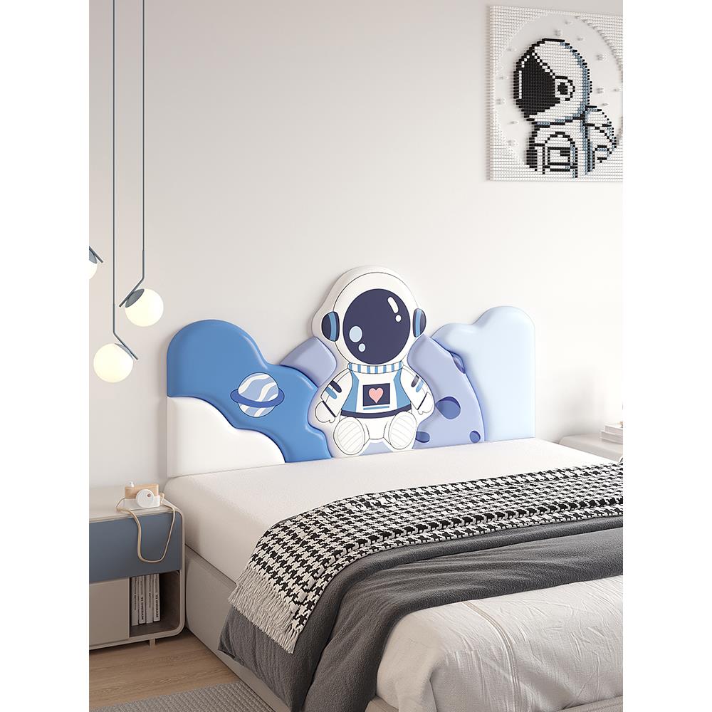 儿童房榻榻米床头软袋墙靠背2024新墙防撞无床头板坐垫不干胶