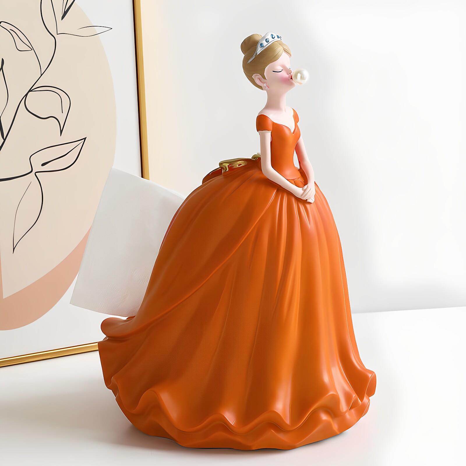 高档轻奢简约泡泡女孩纸巾盒摆件客厅茶几收纳盒家用公主抽纸盒