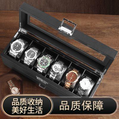 高档手表首饰一体收纳盒皮质装手表的盒子机械表石英表收藏展示盒