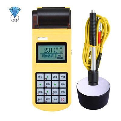 牌HL210里氏硬度计带打印机便携式洛氏硬度计金属硬度测试仪