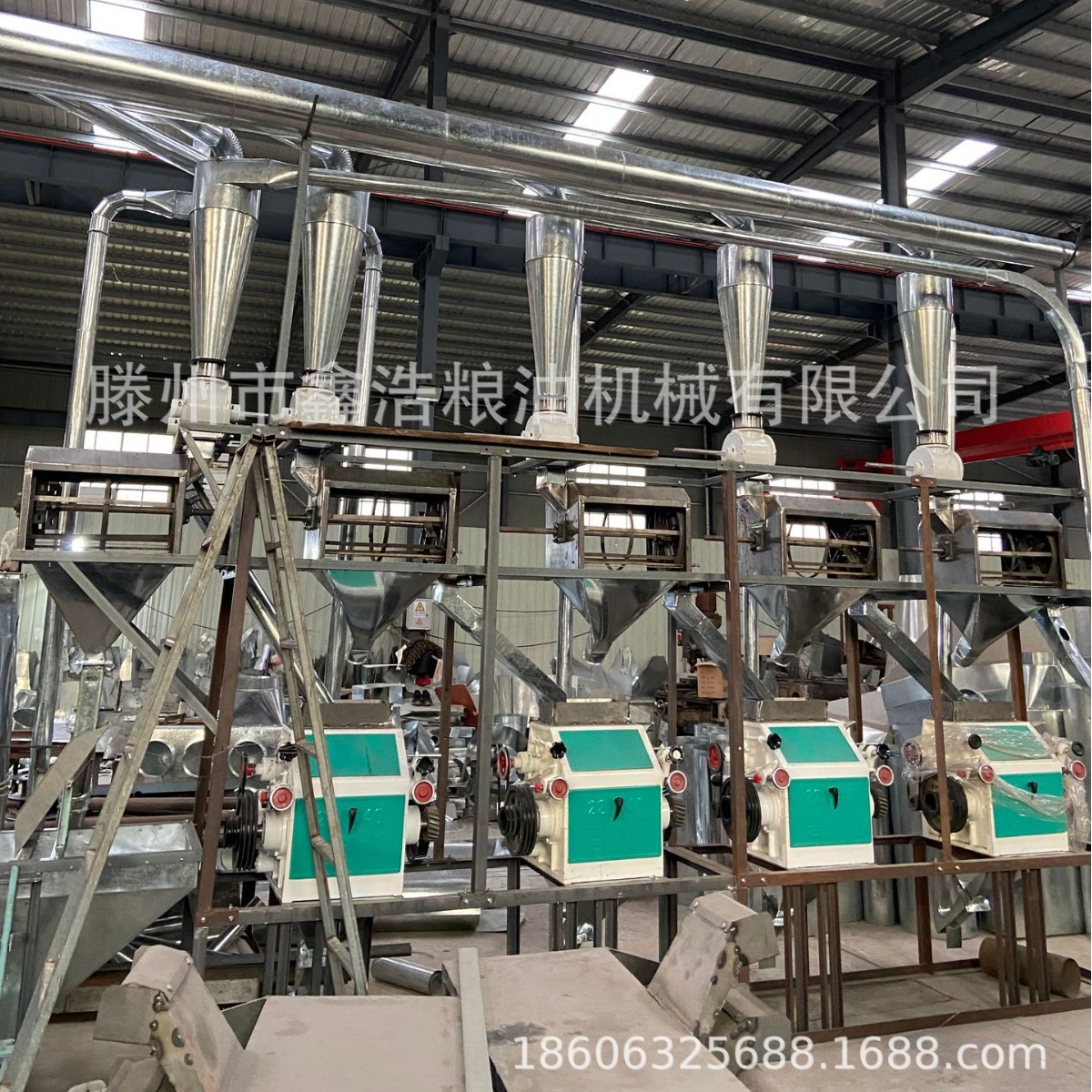 全自动小麦面粉机 成套大豆玉米磨粉机大型磨面机