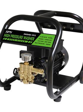 SPS1800瓦黄铜感应电机自动洗车机100Bar冷水高压清洗机洗车机220