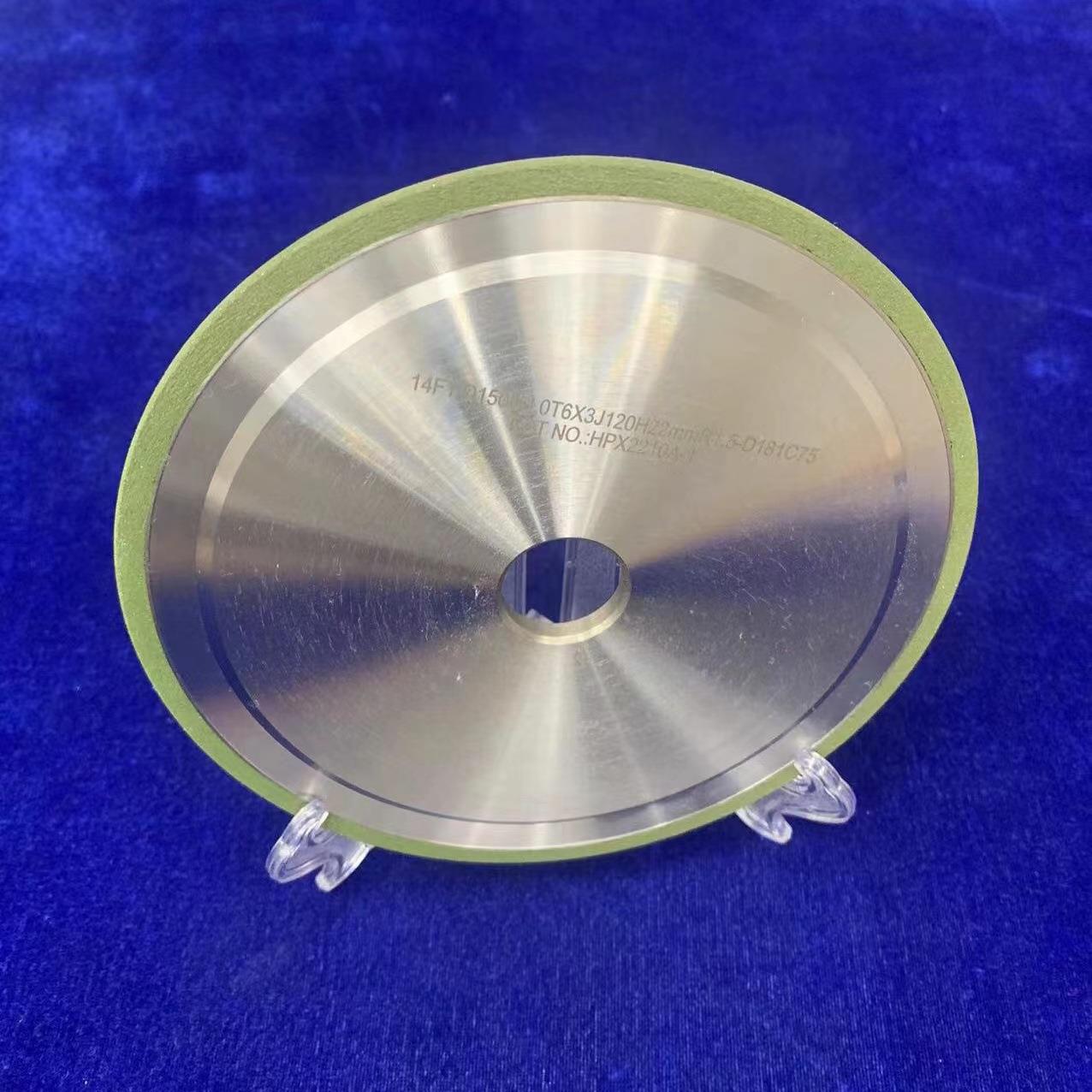 科美 树脂结合剂金刚石CBN砂轮14F1磨钨钢玻璃高速钢用圆弧磨边轮