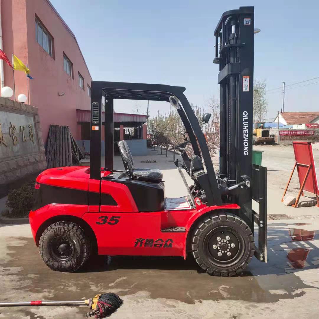 四轮座驾式 1.5吨2吨3T小型液压升降搬运车堆高车5吨叉车10吨叉车