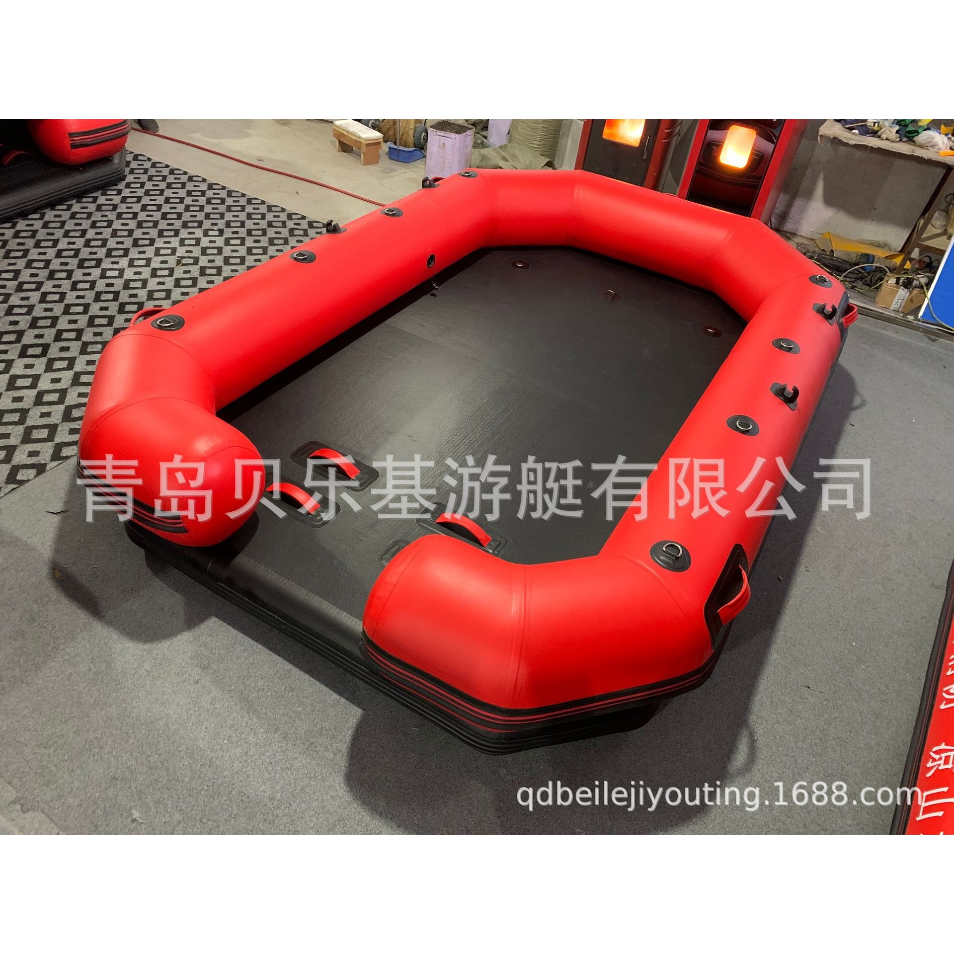 充气船 平台钓鱼船 浮筒平台船气垫平台超大平台稳定性好携带方便