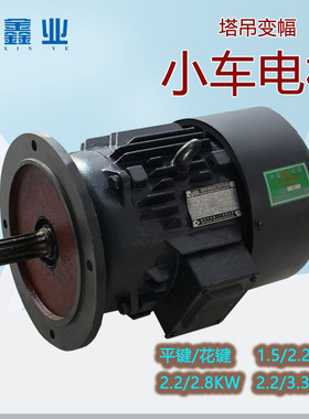 塔吊变幅小车电机3.3/2.2380V锥形K转子制动多速三相异步电动机