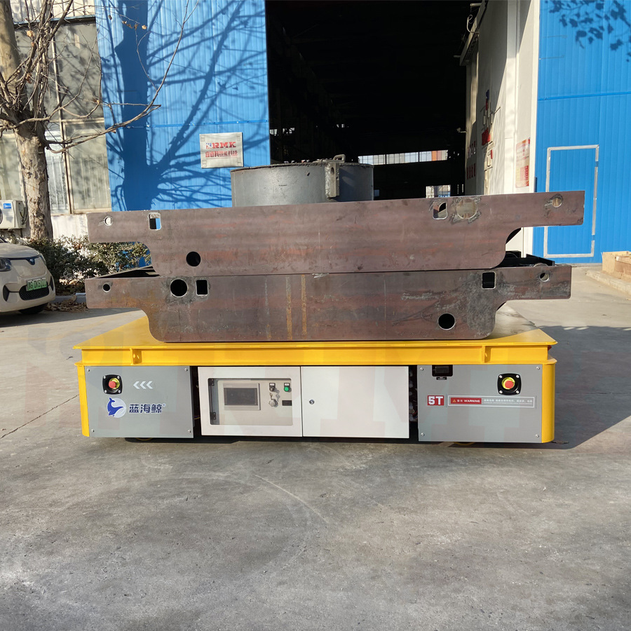 电动无轨平车车间过跨转运车工厂平板运输车