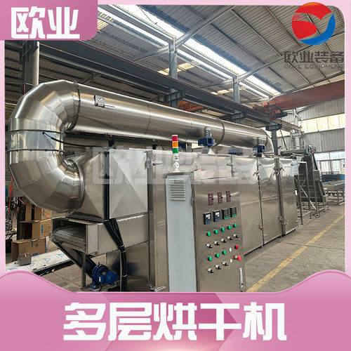 丁香多层烘干流水线 桑葚多层烘干设备 果蔬网带式烘干机器