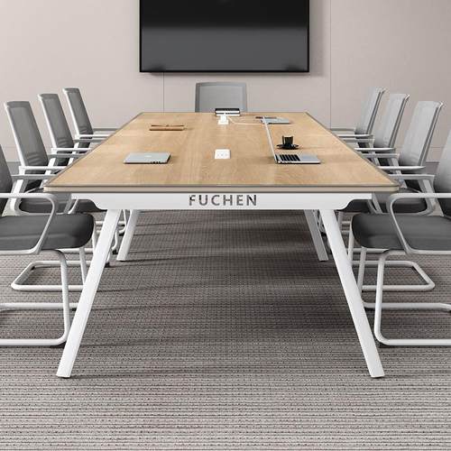 铝合金包边会议桌长桌办公桌椅组合简约现代小型洽谈培训桌长条桌