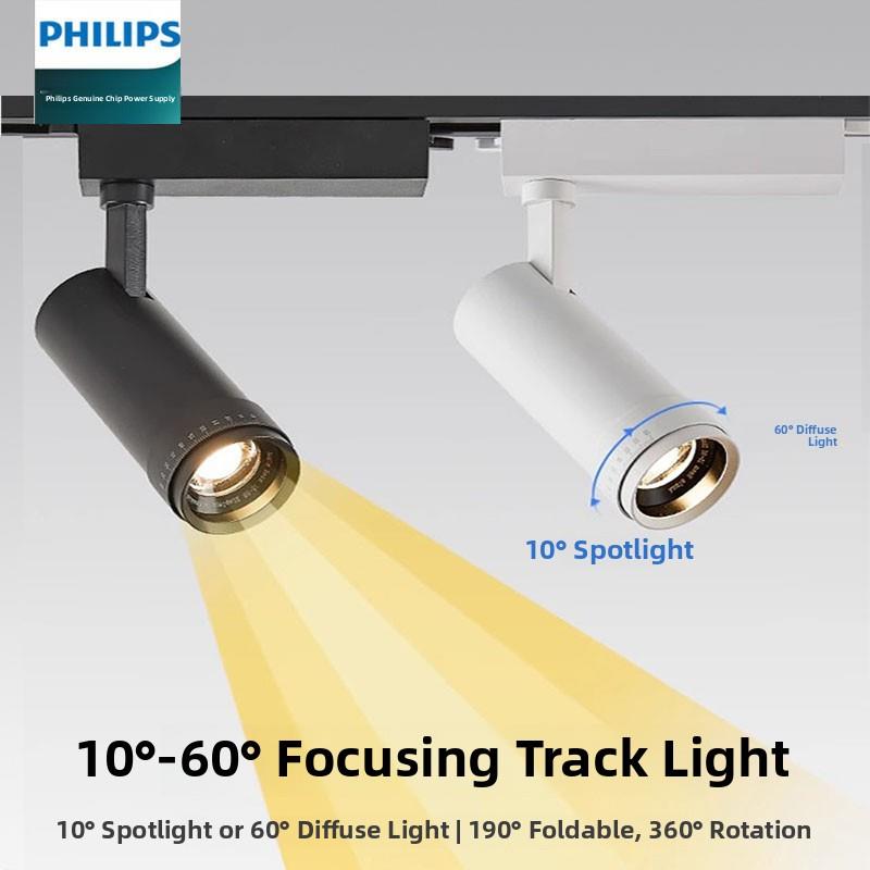 全光谱高显98美术馆博物馆轨道灯射灯商用可调角度变焦餐厅聚光灯