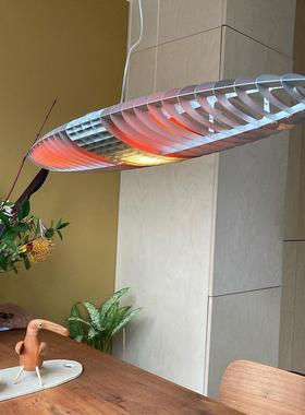 意大利Luceplan太空飞船吊灯餐厅中古风艺术吧台客厅别墅楼梯创意